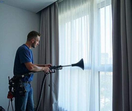 Professional curtain stain removal process equipment Matty Curtain Cleaning runaway-bay