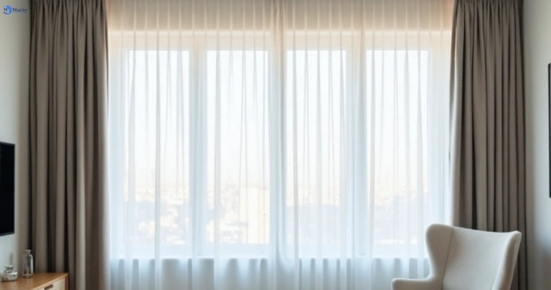 Restored vibrant drapes in runaway-bay QLD after Matty Curtain Cleaning