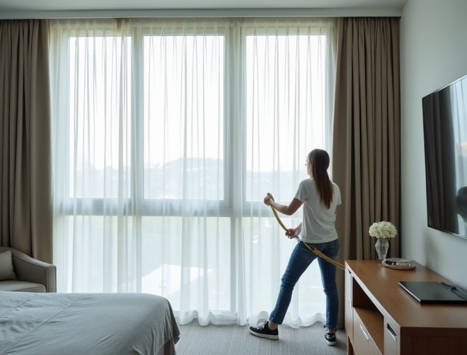 Runaway Bay Sheer Curtain Cleaning